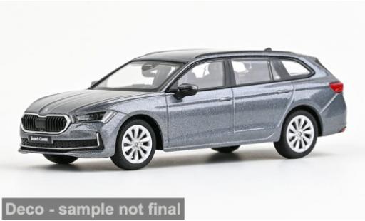 Skoda Superb 1/43 Abrex VI grau 2023 1:43 modellautos