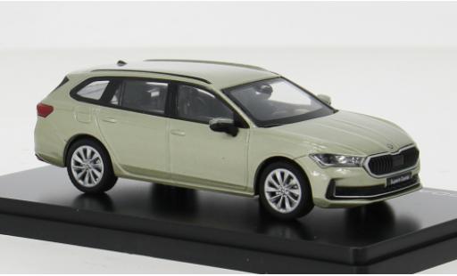 Skoda Superb 1/43 Abrex VI gelb 2023 1:43 modellautos