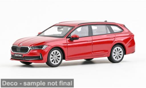 Skoda Superb 1/43 Abrex VI rot 2023 1:43 modellautos