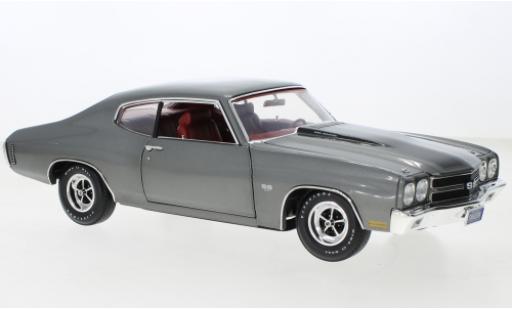Modellautos Chevrolet Chevelle 1/18 ACME LS6 metallise gris/noire 1970 Chevrolet Chevelle 1/18 ACME LS6 metallise gris/noire 1970 modellautos