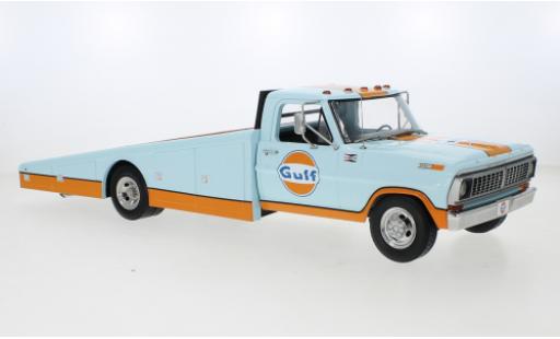 Modellautos Ford F-350 1/18 ACME Ramp Truck Gulf Racing Team 1970 Ford F-350 1/18 ACME Ramp Truck Gulf Racing Team 1970 modellautos