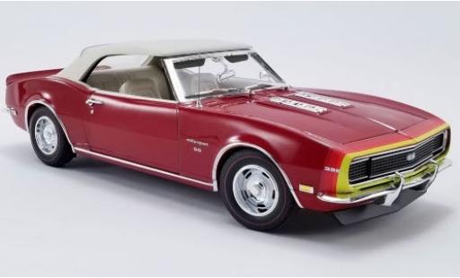 Modellautos Chevrolet Camaro 1/18 ACME SS Cabrio Unicorn D88 Stripe Option mettalic rot/Dekor 1968 avec détachable Softtop Chevrolet Camaro 1/18 ACME SS Cabrio Unicorn D88 Stripe Option mettalic rot/Dekor 1968 avec détachable Softtop modellautos