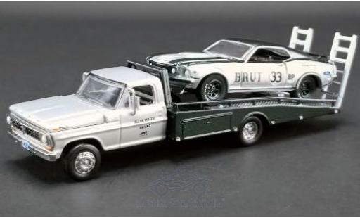 Modellautos Ford Mustang 1/64 ACME Trans Am No.33 Allan Moffat Racing Trans-Am 1969 mit F-350 Ramp Truck A.Moffat Ford Mustang 1/64 ACME Trans Am No.33 Allan Moffat Racing Trans-Am 1969 mit F-350 Ramp Truck A.Moffat modellautos