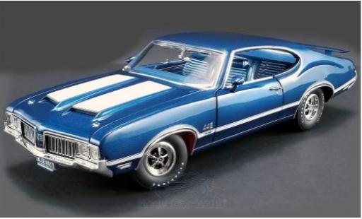Modellautos Oldsmobile 442 1/18 ACME W-30 mettalic blau/weiss 1970 Oldsmobile 442 1/18 ACME W-30 mettalic blau/weiss 1970 modellautos