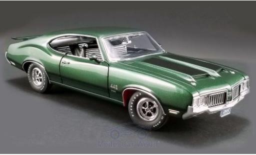 Modellautos Oldsmobile 442 1/18 ACME W-30 mettalic grün/schwarz 1970 Oldsmobile 442 1/18 ACME W-30 mettalic grün/schwarz 1970 modellautos