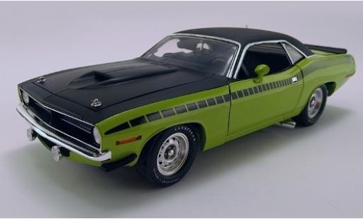 Modellautos Plymouth Barracuda 1/18 ACME AAR grün/matt-schwarz 1970 mit Vinyldach Plymouth Barracuda 1/18 ACME AAR grün/matt-schwarz 1970 mit Vinyldach modellautos