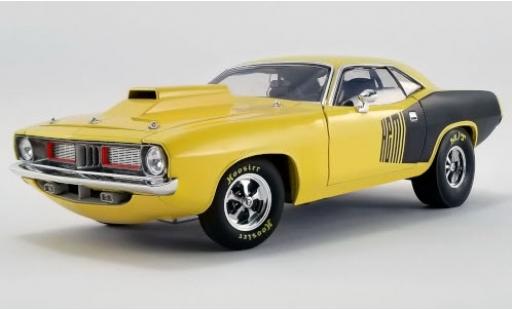 Modellautos Plymouth Cuda 1/18 ACME Drag Car gelb/Dekor 1972 Plymouth Cuda 1/18 ACME Drag Car gelb/Dekor 1972 modellautos