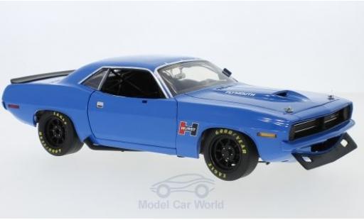 Modellautos Plymouth Cuda 1970 1/18 ACME Trans Am Street Version blau 1970 Plymouth Cuda 1970 1/18 ACME Trans Am Street Version blau 1970 modellautos