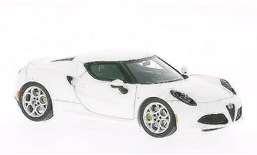 Alfa Romeo 4C coupe 1/43 Spark weiss modellautos
