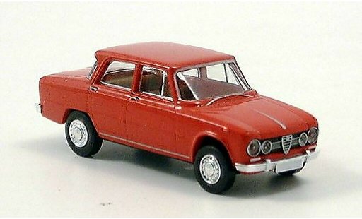 Alfa Romeo Giulia 1600 1/87 Brekina rot modellautos