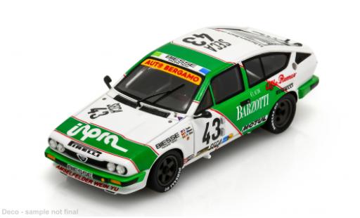 Alfa Romeo GT 1/43 Spark V 6 24h Spa 1984 #43 D.Suster/P.Witmeur 1:43 modellautos