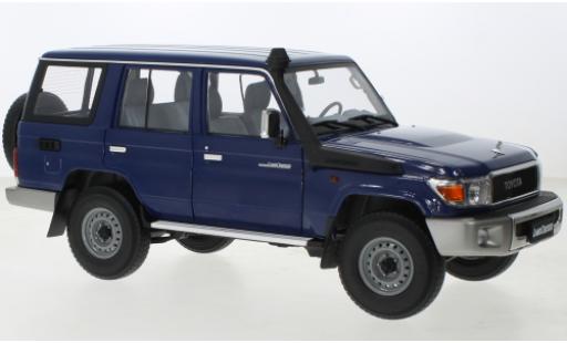 Modellautos Toyota Land Cruiser 1/18 Almost Real 76 bleu 2017 Toyota Land Cruiser 1/18 Almost Real 76 bleu 2017 modellautos