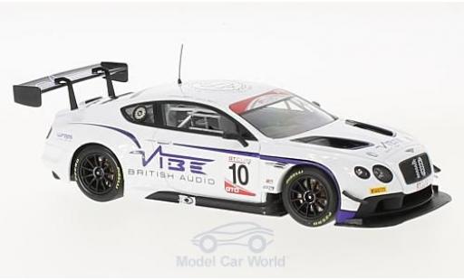 Bentley Continental T 1/43 Almost Real GT3 RHD No.10 Jordan Witt Racing GT Cup 2016 J.Witt/D.Witt modellautos