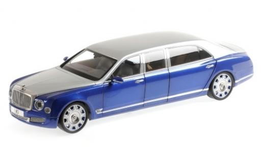Modellautos Bentley Mulsanne 1/18 Almost Real Grand Limousine by Mulliner silber/mettalic blau 2017 Bentley Mulsanne 1/18 Almost Real Grand Limousine by Mulliner silber/mettalic blau 2017 modellautos