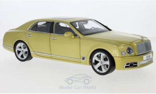 Bentley Mulsanne 1/18 Almost Real Speed gold 2017 modellautos
