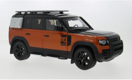 Land Rover Defender 1/18 Almost Real 110 (L663) orange/schwarz 2020 1:18 modellautos
