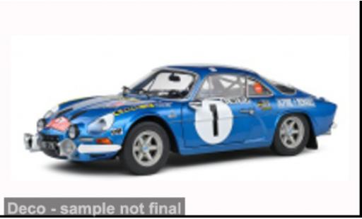 Alpine A110 1/18 Solido 1600 S Rallye Monte Carlo 1972 #1 1:18