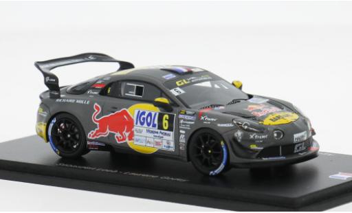 Alpine A110 1/43 Spark GT+ Rally du Mont Blanc 2024 #6 S.Loeb 1:43 modellautos