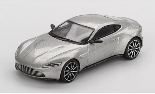 Modellautos Aston Martin DB10 spectre 0 silber 1/64 Mini GT