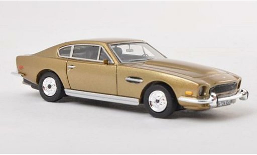 Aston Martin V8 saloon 1/87 Neo gold LHD 1980 modellautos