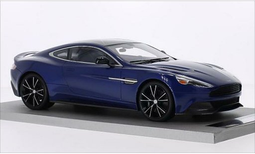 Aston Martin Vanquish coupe 1/18 Tecnomodel mettalic blau modellautos