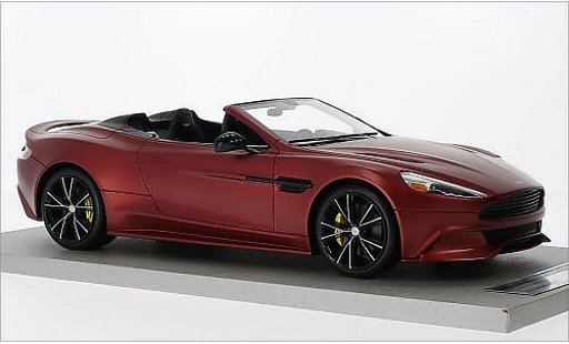 Aston Martin Vanquish volante 1/18 Tecnomodel matt-rot 2014 modellautos