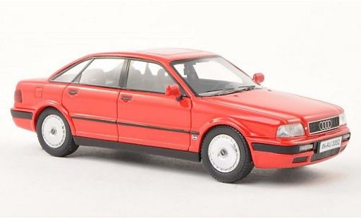 Audi 80 berline 1/43 Neo (B4) rot 1992 modellautos