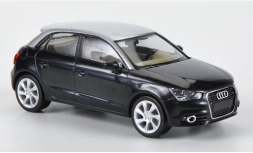 Audi A1 sportback 1/87 Herpa schwarz/grau modellautos