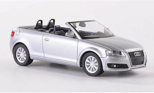 Audi A3 cabriolet 1/87 Herpa Cabrio (8P) grau 2008 modellautos