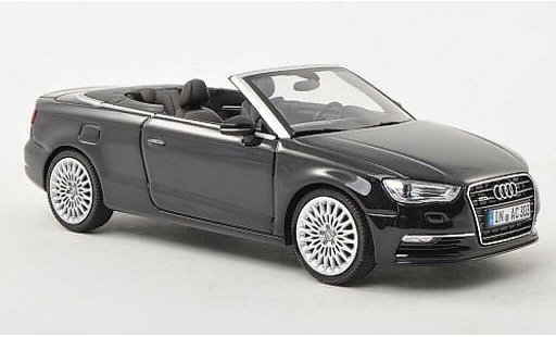Audi A3 cabriolet 1/43 Herpa Cabrio schwarz 2013 modellautos