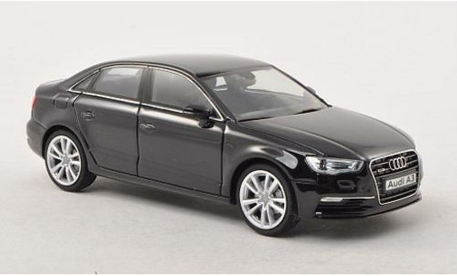 Audi A3 berline 1/43 Herpa Limousine schwarz modellautos