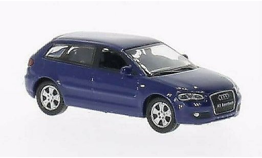 Audi A3 sportback 1/87 Welly blau modellautos