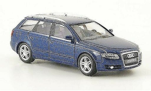 Audi A4 avant 1/87 Busch blau Facelift 2005 modellautos