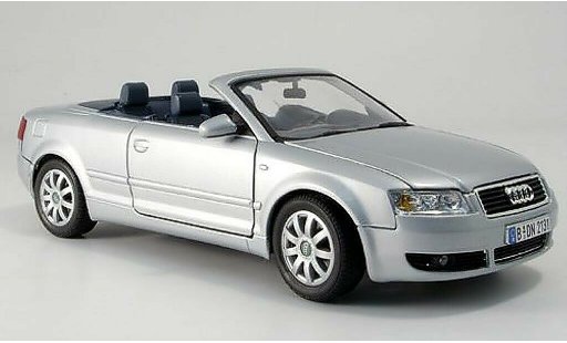 Audi A4 cabriolet 1/18 Motormax Cabrio grau modellautos