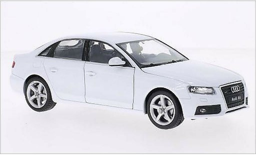 Audi A4 berline 1/24 Welly weiss 2009 modellautos