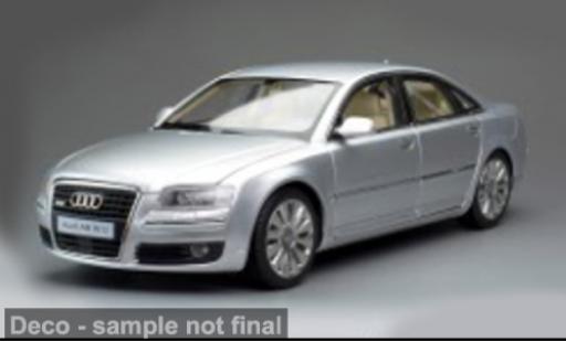 Modellautos Audi A8 D3 W12 silber 1/18 Sun Star