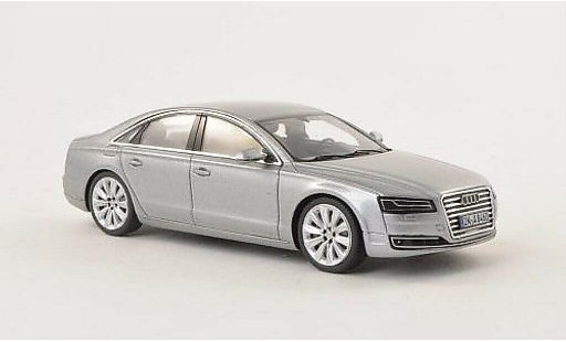 Audi A8 berline 1/43 Spark grau 2014 modellautos