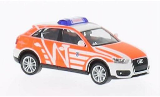 Audi Q3 pompiers 1/87 Herpa Feuerwehr Wiesbaden - ELW modellautos