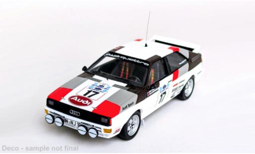 Audi Quattro 1/43 Trofeu quattro Rally Acropolis 1981 #20 M.Mouton/F.Pons 1:43 modellautos