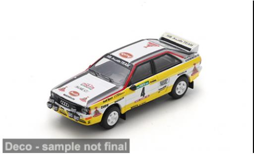 Audi Quattro 1/64 Schuco quattro Rallye WM Rallye Portugal 1984 HB Team HB #4 W.R&ouml;hrl/C.Geistd&ouml;rfer 1:64 modellautos