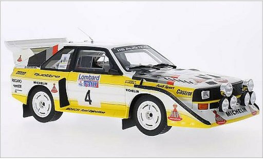 Audi Sport Quattro s1 1/18 Ottomobile No.4 HB Team HB Rallye RAC Lombard 1985 modellautos