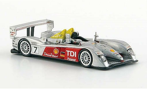 Audi R10 course 1/87 Spark TDI No.7 Le Mans 2006 modellautos