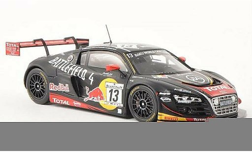 Audi R8 lms 1/43 Spark Ultra No.13 Battlefield 4 24h of Spa 2013 /M.Fassler modellautos