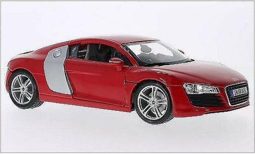Audi R8 coupe 1/18 Maisto rot/grau modellautos