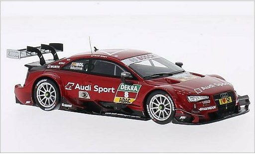 Audi RS5 dtm 1/43 Spark No.8 Sport Team Abt Sportsline Sport 2014 modellautos