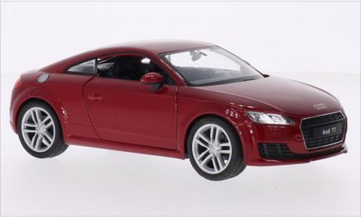 Audi TT coupe 1/24 Welly (8S) mettalic rot 2014 modellautos