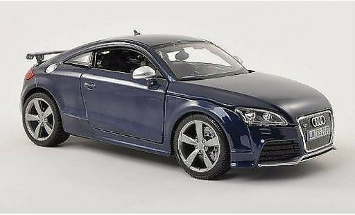 Audi TT rs 1/18 Burago blau modellautos