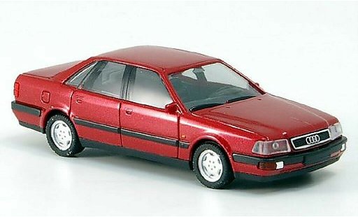 Audi V8 berline 1/87 Herpa rot modellautos