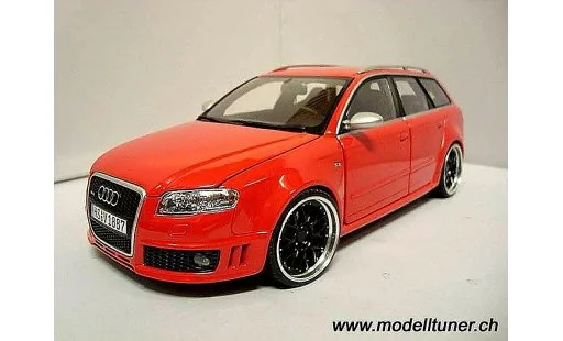 Audi RS4 avant 1/18 Minichamps rot jantes 19 pouces bbs rs modellautos