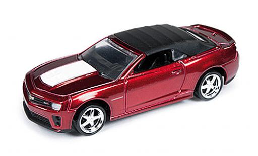 Modellautos Chevrolet Camaro 1/64 Auto World ZL1 Cabrio met.-rouge/blanche Special Version 2013 Chevrolet Camaro 1/64 Auto World ZL1 Cabrio met.-rouge/blanche Special Version 2013 modellautos